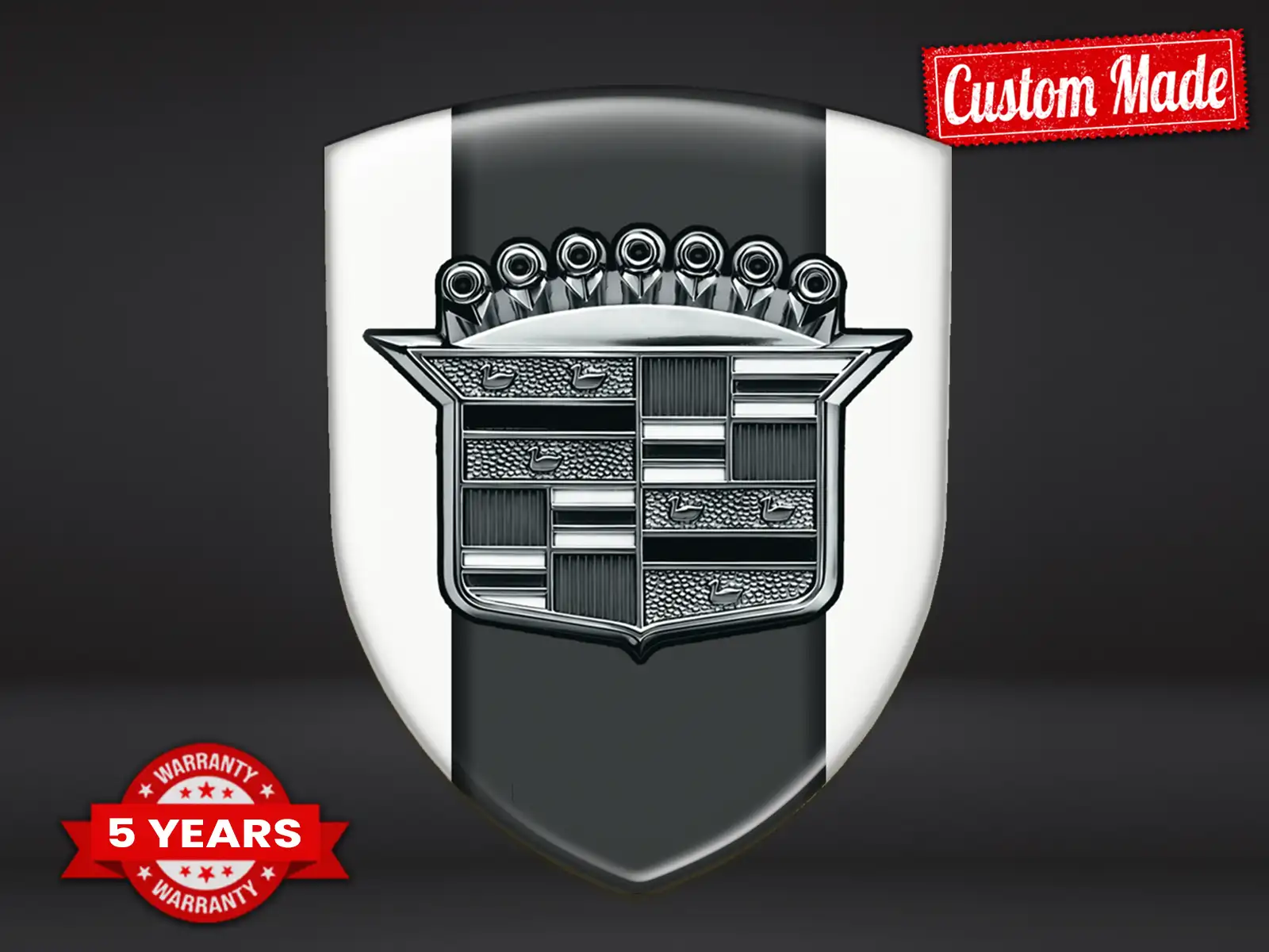 Cadillac Etiqueta Impermeable Moderna Máximo Pro Duradera ST